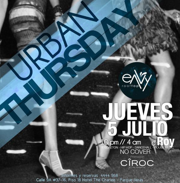 EnvyRooftop1's tweet photo. No te pierdas las Noches Urbanas hoy @EnvyRooftop1 #medellin con nuestro Dj @acombsmusic ! Desde las 10pm. No cover http://t.co/hIAHxk1B