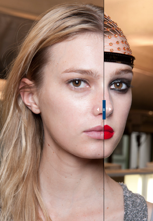 tmagazine's tweet photo. Our latest #ModelMorph by@gregbackstage: Watch @agrensigrid transform at @JPGaultier  http://t.co/F6afzn8i http://t.co/PyB32JGC