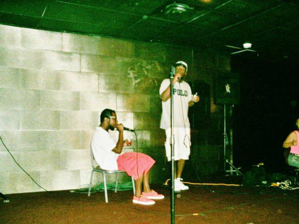 DMoula's tweet image. me and @cortneybeavers #GroundUp #stagework