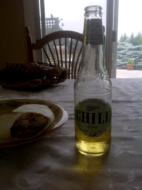 Alexander_Doria's tweet image. Sportsnet interview (I think) went well! Celebration? My friend Miller and a steak and turkey wrap #justaday