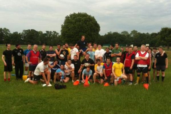 teddingtonrfc's tweet photo. What a turn out for 'Pre Sea' well done lads!! Thanks to @TeamBeaverSandC for the session #presea http://t.co/hxa1lZzQ