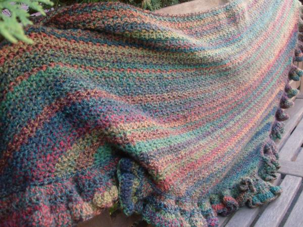 ByHookByCook's tweet image. finished the mother of all shawls... #shawl-love