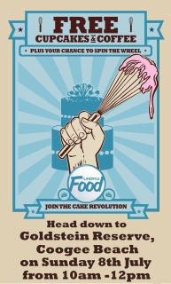 LifeStyleFOOD's tweet photo. Free Cupcakes &amp; Coffee- TODAY @ Coogee NSW- Don't miss out... #cakerevolution http://t.co/h7rM6F5B