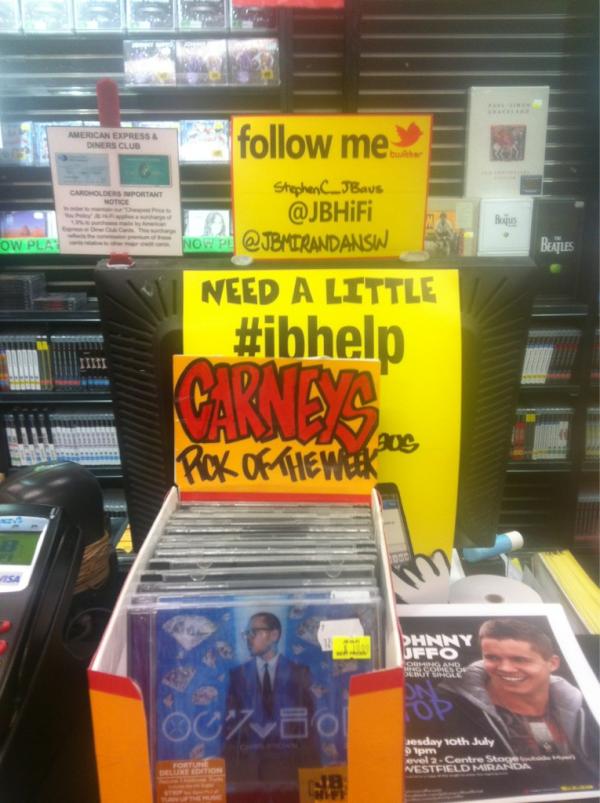 StephenC_JBaus's tweet photo. Carney's #pickoftheweek @chrisbrown #fortune $19.99 @JBHiFi @JBMirandaNSW #followbackfriday #teambreezy http://t.co/CHgeRGrN