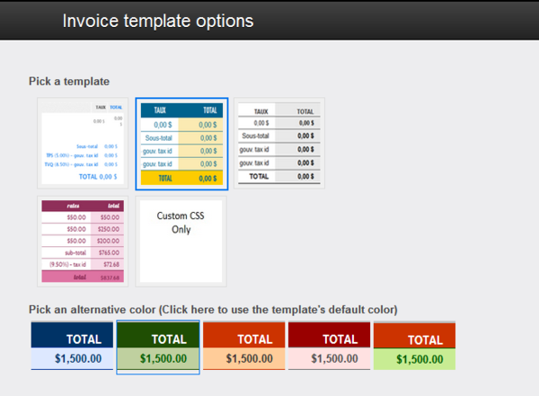 bunkerapp's tweet photo. We now have 24 combination of quote/invoice templates/colors to choose from + custom CSS http://t.co/TIlVqsLz http://t.co/nh51cvf7