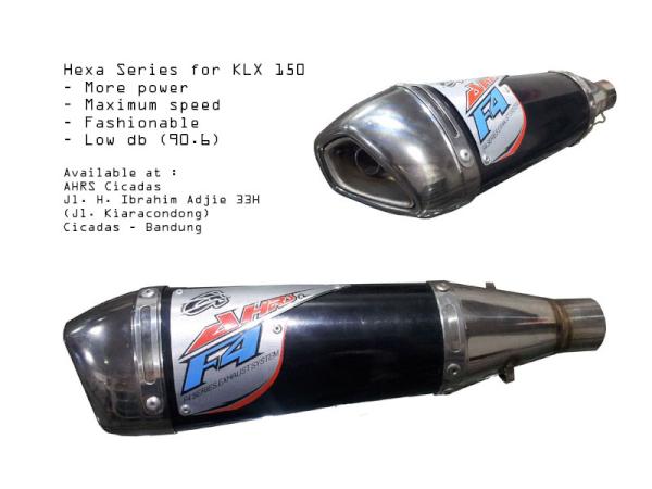 FJB_Cianjur's tweet photo. RT @ahrscicadas: On Stock, Knalpot Hexacone S/S for KLX 150 http://t.co/OqywEdaP