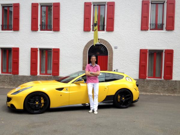 Novitec Group On Twitter Novitec Ceo Wolfgang Hagedorn With The Novitec Rosso Ferrari Ff In Front Of Enzo Ferrari S House In Fiorano Http T Co Cthqpegk