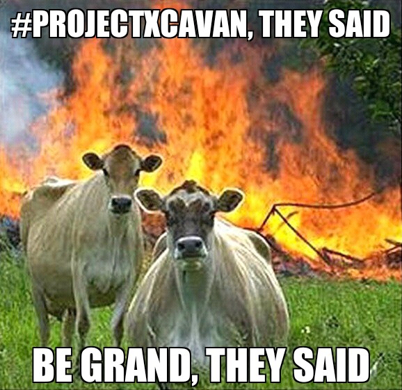 RobbieH46's tweet photo. This is experts predictions on the state Lavey will be in tomorrow... #ProjectXCavan http://t.co/srsf0soC