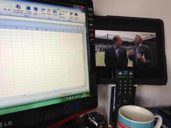 Working from home? PCTV Broadway is your perfect companion. Wimbledon on Freeview now but Golf on Sky later #essential