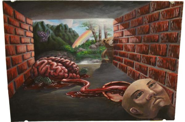 Vision21's tweet image. Fabulous piece by Victoria Orolfo. She attends the Arcadia branch &amp;amp; got into #ART CENTER, #OTIS, #CAL ARTS, &amp;amp; #CCA!