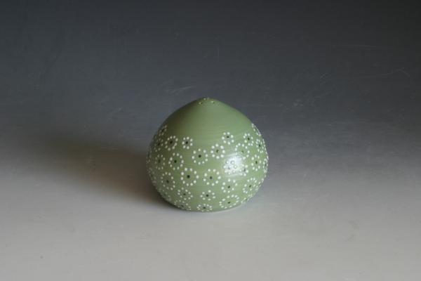kiln unloaded again today! here's the newest of the salt shakers: