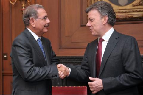 DaniloMedina's tweet photo. Gracias al presidente Juan Manuel Santos por recibirnos. Me siento muy contento con los resultados de este encuentro. http://t.co/BJPWp4v7