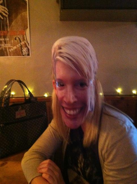 pells's tweet photo. Dawny turned up tonight :) http://t.co/cWBxi8CY