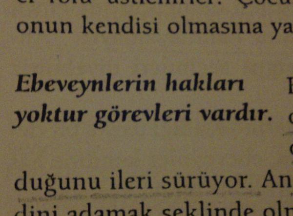 Anne&amp;Baba olmak kendinden gecmek,cocugu bir birey olarak gorup