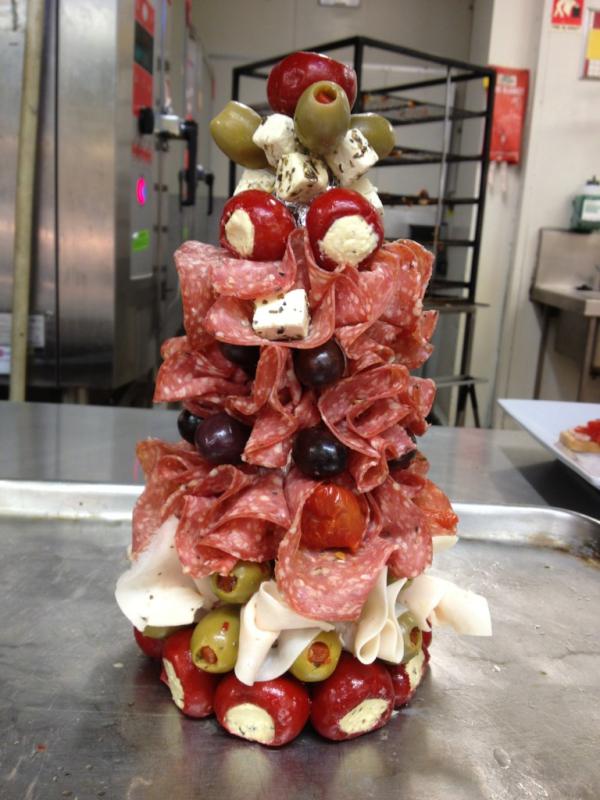 RobKristy's tweet photo. @XpressWoolies anti pasto pyramid created by team at Nowra Stocklands 1648 http://t.co/R5ZLiY0n