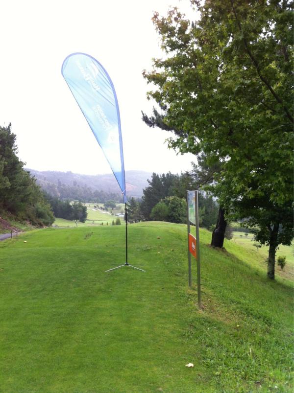 Hasta con lluvia es espectacular el paisaje en el Torneo Diputacion de Pontevedra #Vigo #golf #Pontevedra