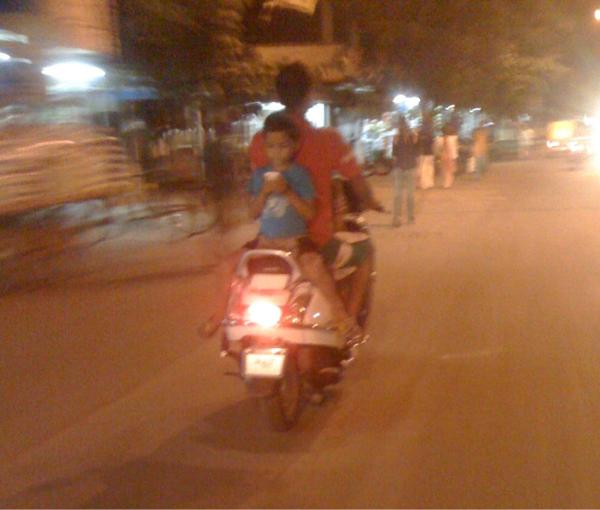 soninandish's tweet photo. He's Busy and Enjoying. ;) http://t.co/UH6nXvJ3