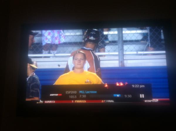 bkopacz's tweet photo. We just saw @meggabb on tv.  #rattlers #shesfamous #almost http://t.co/f1UmYLnt