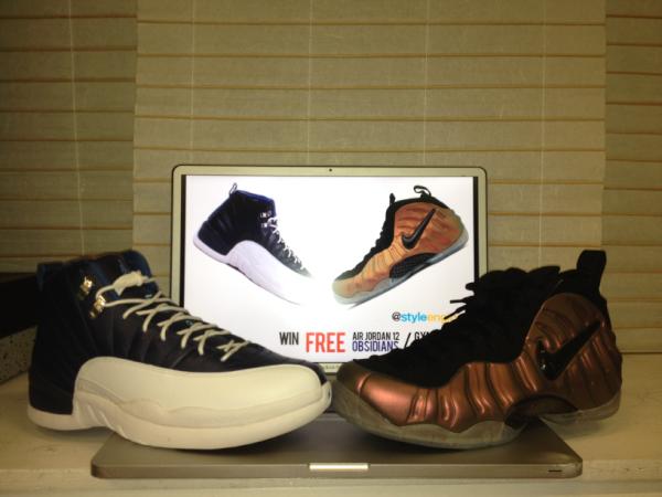 kicksonfire's tweet photo. ReTweet to WIN FREE Gym Green Foamposites or Jordan 12 Obsidians: http://t.co/3oBZr6bR  - Follow @StyleEngine http://t.co/hvsfHnyR