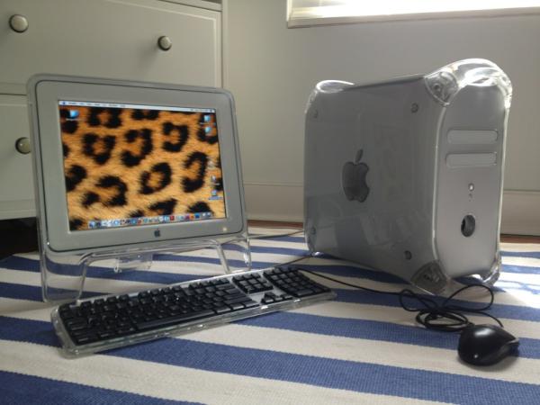 Frenklyorange's tweet photo. Looking for a good home for my old Mac - 733mhz, 1.5GB  memory, running OSX 10.4.11 http://t.co/9mA5l6xh
