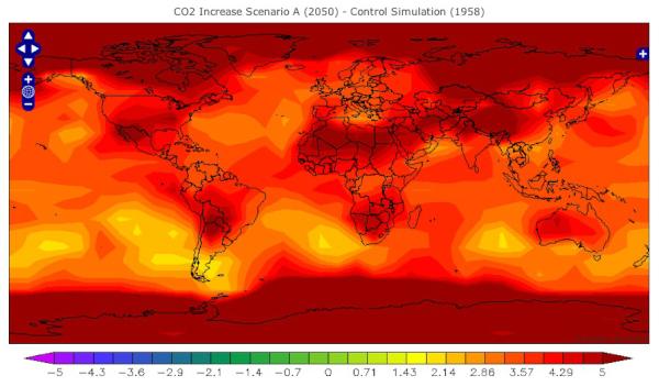 EdGCMProject's tweet photo. Just redid NASA's original global warming experiments using EzGCM. Cool! ...or maybe I should say HOT. http://t.co/OJCk3h7n
