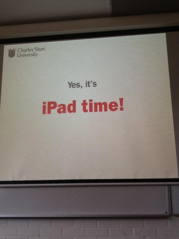 drlachbr's tweet photo. Welcome to #WRT210 internal students... part of mLearn trial at csu http://t.co/cyoAXKnN