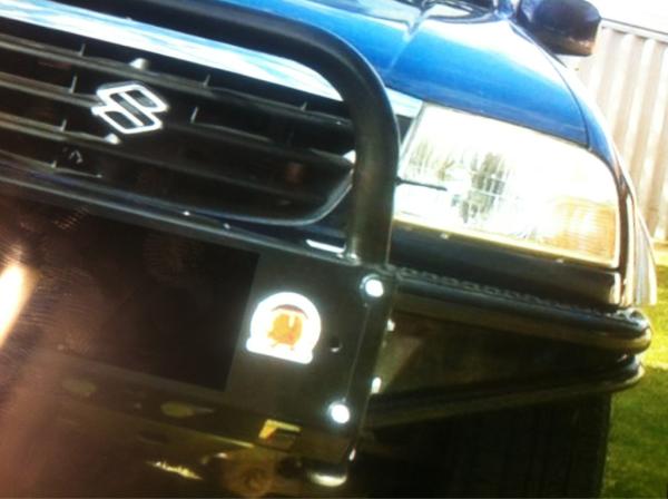 OutdoorAuto4x4's tweet photo. Grand Vitara Steel Winch Bull Bar will be available very soon. Keep an eye on our Face Book Page for info... http://t.co/1hzI682g