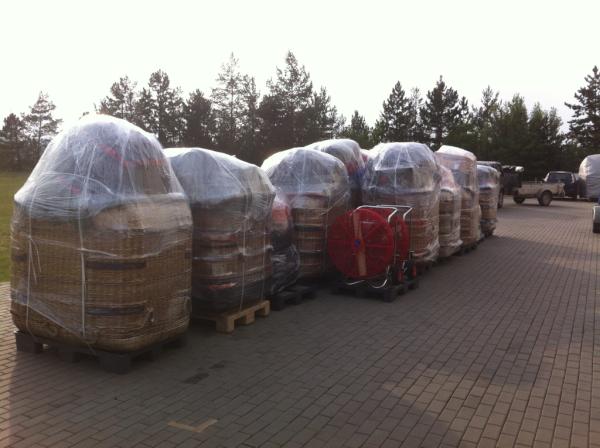 Racers shipment to the USA, Worlds 2012 at Battle Creek - Here we come!