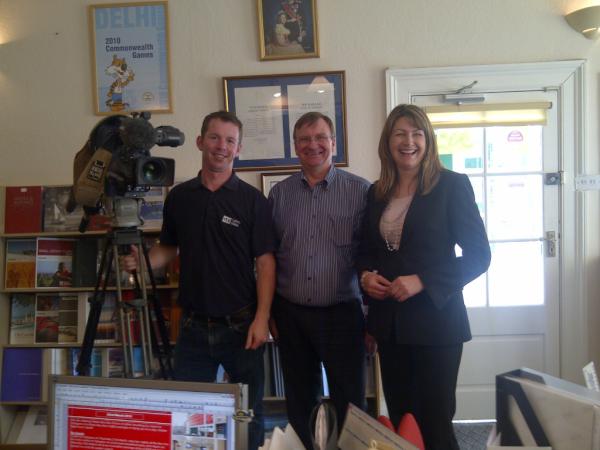 SamSmithTravel's tweet photo. Just had ITV in interviewing us on how the recent weather has had an affect on holidays we sell - ITV Wales 6.30pm http://t.co/QtBaHfPx
