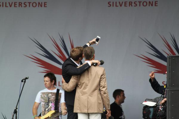 epicf1's tweet photo. @mrjakehumphrey and @therealdcf1 grabbing a sneaky shot of the #Silverstone2012 after race party http://t.co/pfZ0c60f