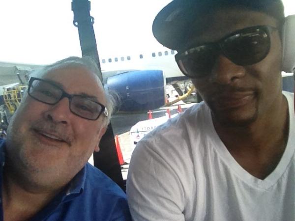 dfishof's tweet photo. Me and @ChrisBosh LAX http://t.co/9ZCV1iCk