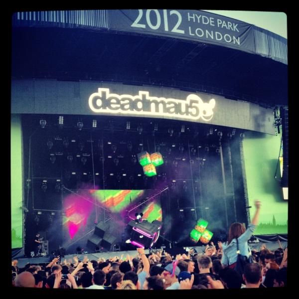 calumscott's tweet photo. @deadmau5 Amazing set. Easily the best show at #wireless2012. #epic http://t.co/oNlFR7oH
