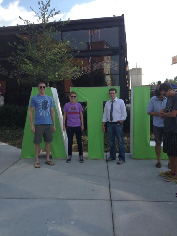 TechCrunch's tweet photo. #TCATL is about to start. These guys are serious. http://t.co/JtXQCqBw