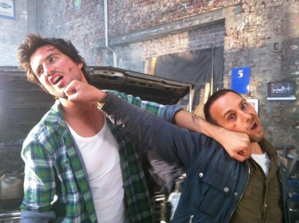 Grüße vom Set!! 😉💪👊