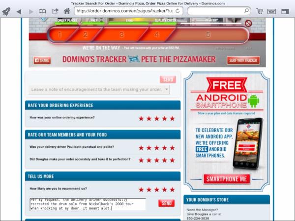 superbusradio's tweet image. #pizzatracker: Well, I had to get creative for @PcDominosPizza ...