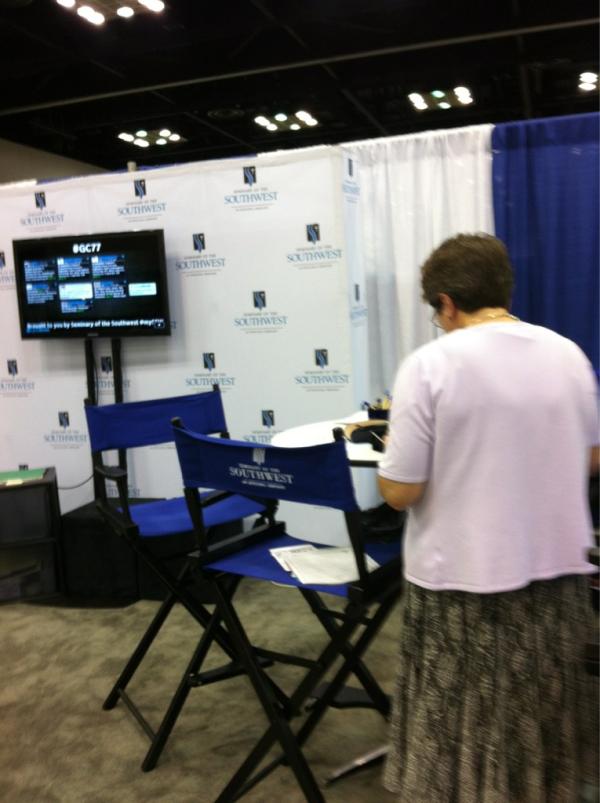 elgin_tara's tweet photo. Drop by the Southwest booth now. We close @ 2pm. #GC77 http://t.co/fuBzkkDC