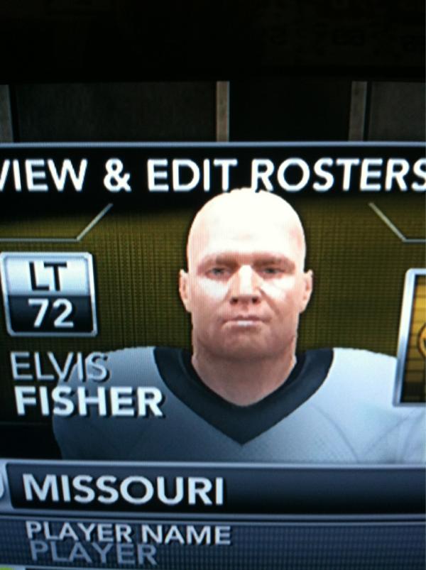 ElvisFisher72's tweet image. that is hilarious! #6thyearproblems “@SamoanTaika96: I guess EA sports knows @ElvisFisher72 is bald http://t.co/T9CaoIfv”