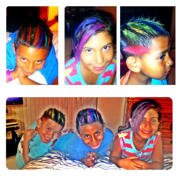 Carmen Pena On Twitter Picstitch Kids Hair Chalk For Crazy Hair