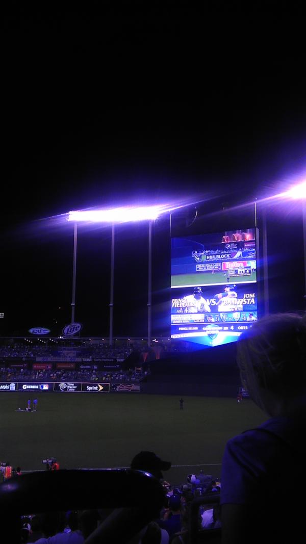 TrevenVeltman's tweet photo. Well not much of an #all-star game.  But had a blast at the #HRderby got to see #Prince Fielder hit 12 vs. #Bautista http://t.co/7sXmKmJj