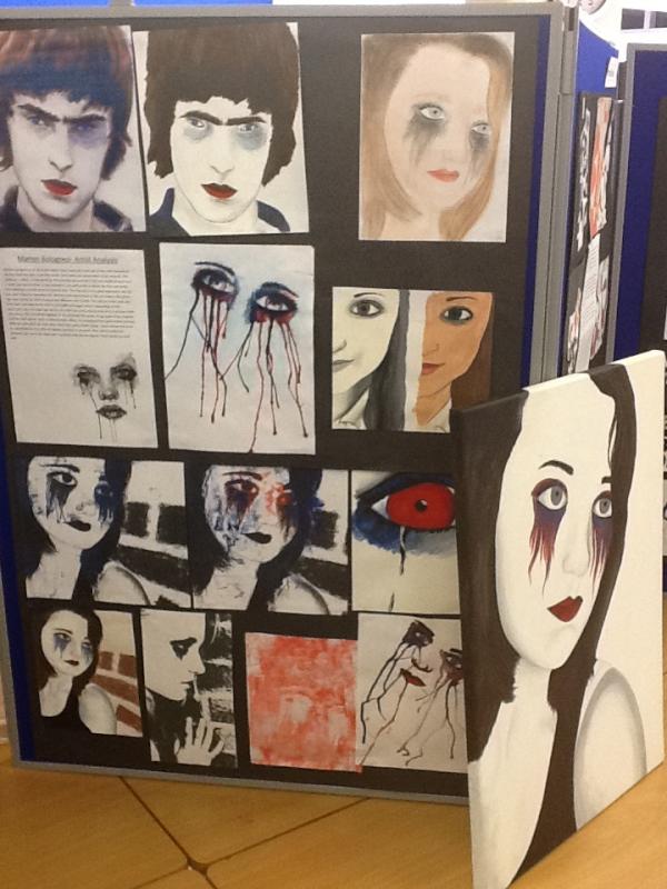 LongFieldMelton's tweet photo. Incredible art and design work at the exhibition at Long Field tonight #MeltonMowbray http://t.co/DktFrtYP