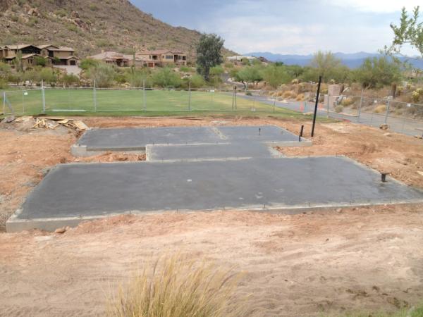 SunRidgeCanyon's tweet photo. The Foundation for the Jim McLean Golf School has been laid!! http://t.co/ehJznaL2