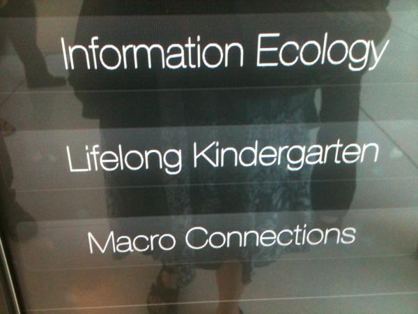 whyknowatt's tweet photo. At MIT Media Lab. Loving the life long kindergarten concept!  #cmk12 http://t.co/9tebZ2du