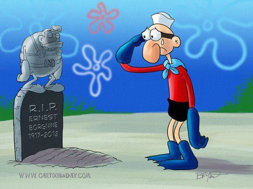 The90sLife4ever's tweet photo. #RIPErnestBorgnine #RIPMermaidMan http://t.co/LZ8K9vwz