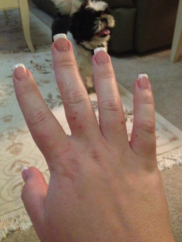 Makeupbyjessx13's tweet image. We play rough :) #scratchmarks