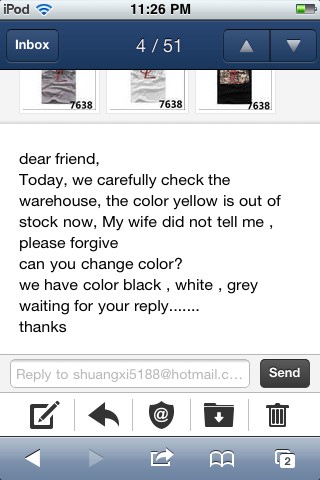 What they sent me for my YSL#realrap