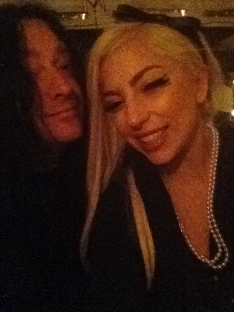 ladygaga's tweet photo. With my buddy Jonas. Being weird for money. http://t.co/TpkXWRIc