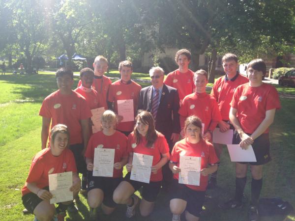 RFUYOfficials's tweet photo. Tag to Twickenham a huge success with young refs from Warwickshire and Yeovil http://t.co/zBexlTHG