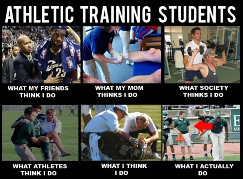 StudentATProbs's tweet photo. REAL LIFE OF ATHLETIC TRAINING STUDENTS ... possibly my favorite one, for a certain reason :) http://t.co/h1LHKgOX