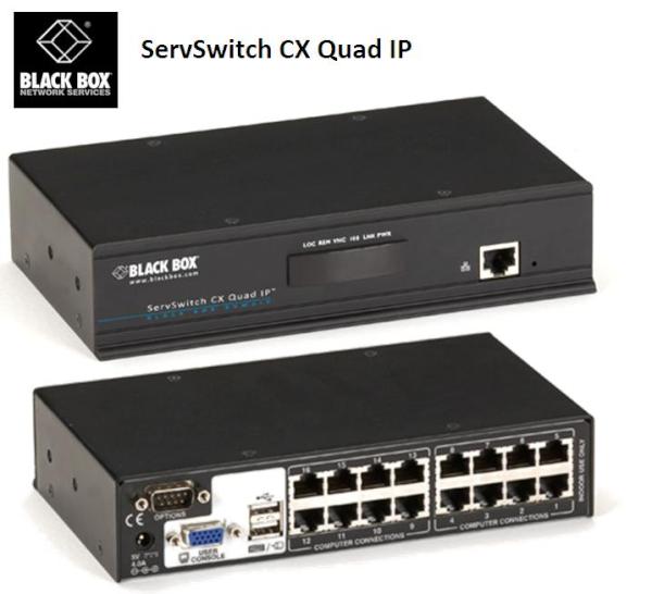 BlackBoxMxico's tweet image. #BlackBoxNetworkServicesMexico
#ServSwitch CX Quad IP
KV4161A