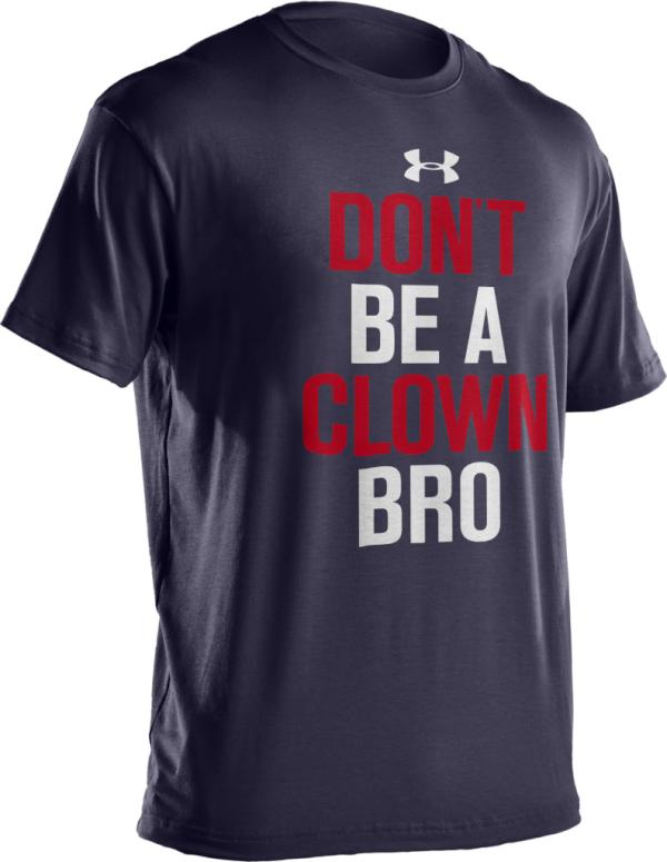 UnderArmour's tweet photo. "Don't Be A Clown Bro" graphic tees. Get one now: http://t.co/Ntk5HGKs http://t.co/jgfWkPDR
